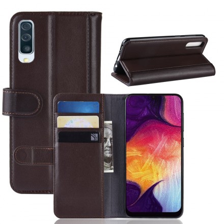 Housse Samsung Galaxy A50 Cuir Fendu