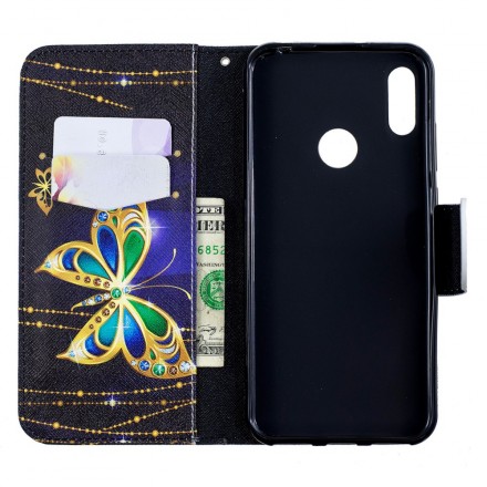 Housse Huawei Y6 2019 Papillon Magique