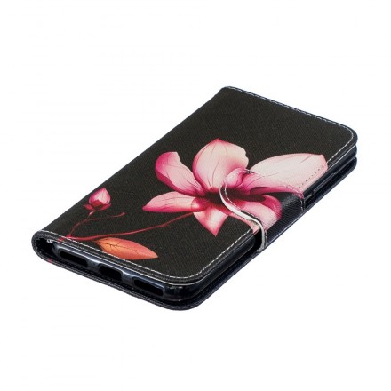 Housse Huawei Y6 2019 Fleur Rose