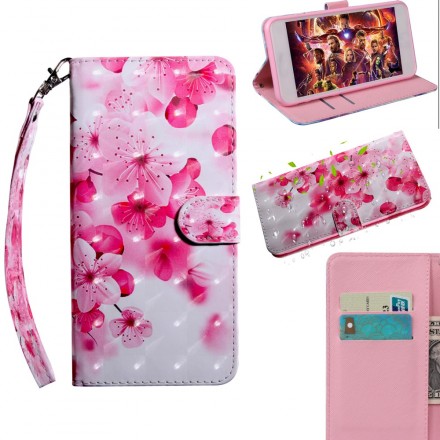 Housse Huawei Y6 2019 Fleurs Roses