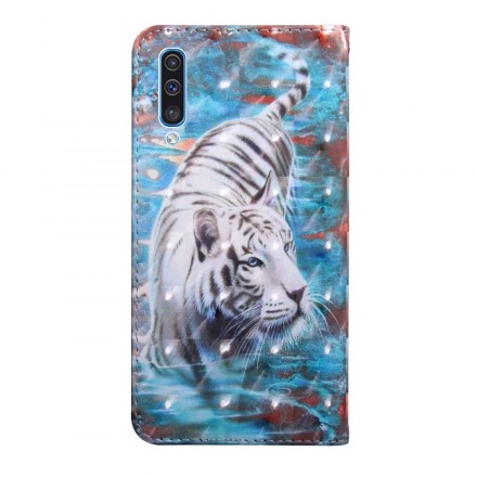 Housse Samsung Galaxy A50 Tigre dans l'Eau