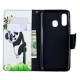 Housse Samsung Galaxy A40 Panda Sur Le Bambou