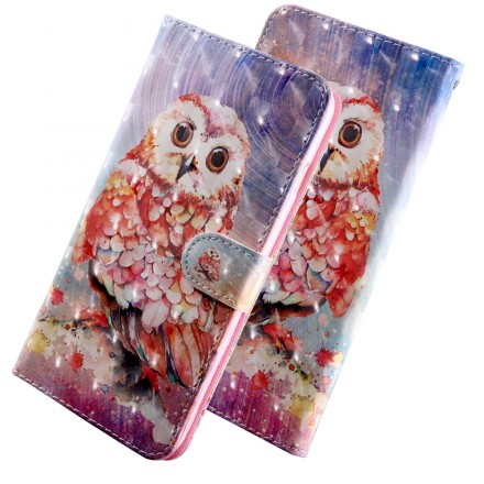 Housse Samsung Galaxy A40 Hibou le Peintre