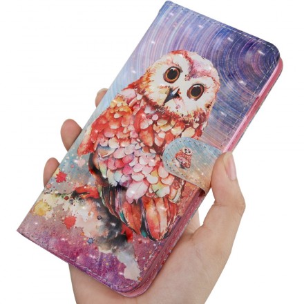 Housse Samsung Galaxy A40 Hibou le Peintre