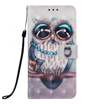 Housse Samsung Galaxy A40 Miss Hibou