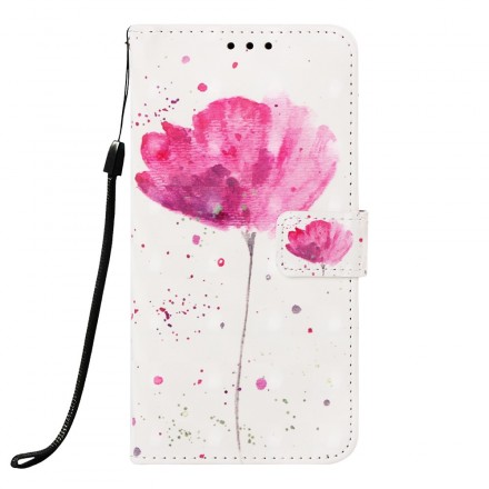 Housse Samsung Galaxy A40 Coquelicot Aquarelle