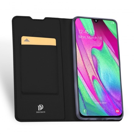 Flip Cover Samsung Galaxy A40 Skin Pro DUX DUCIS