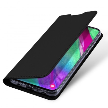 Flip Cover Samsung Galaxy A40 Skin Pro DUX DUCIS