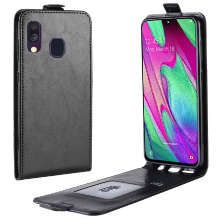 Housse Samsung Galaxy A40 Rabattable Effet Cuir