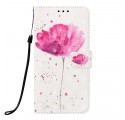 Housse Samsung Galaxy A70 Coquelicot Aquarelle