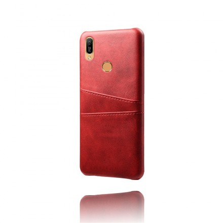 Coque Huawei Y6 2019 Porte Cartes effet cuir