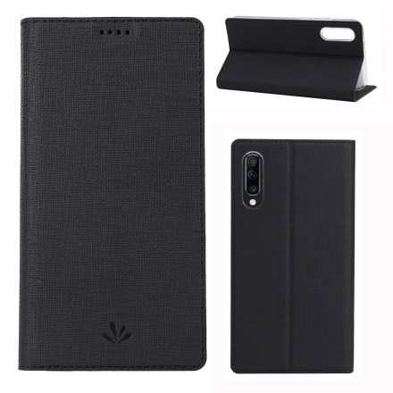 Flip Cover Samsung Galaxy A50 Texturée