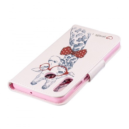 Housse Huawei P30 Lite Girafe Intello