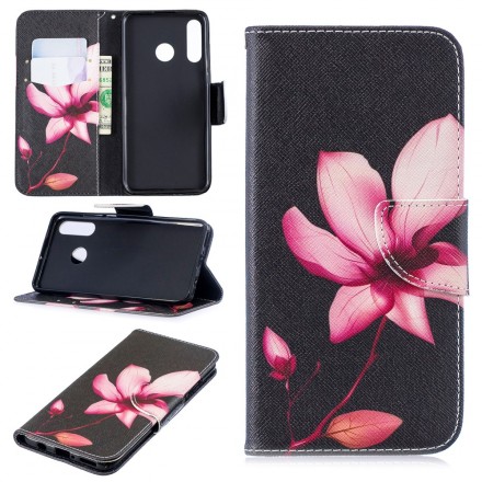 Housse Huawei P30 Lite Fleur Rose