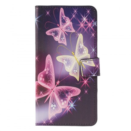 Housse Huawei P30 Lite Papillons Neons