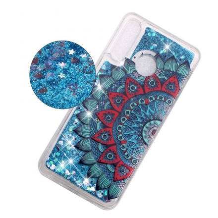 Coque Huawei P30 Lite Transparente Mandala Glitters