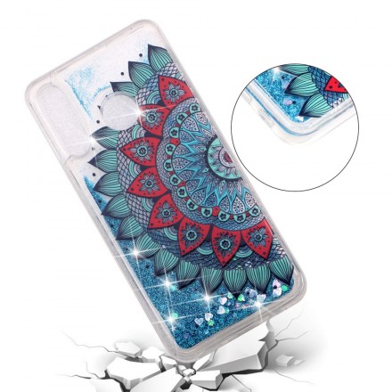 Coque Huawei P30 Lite Transparente Mandala Glitters