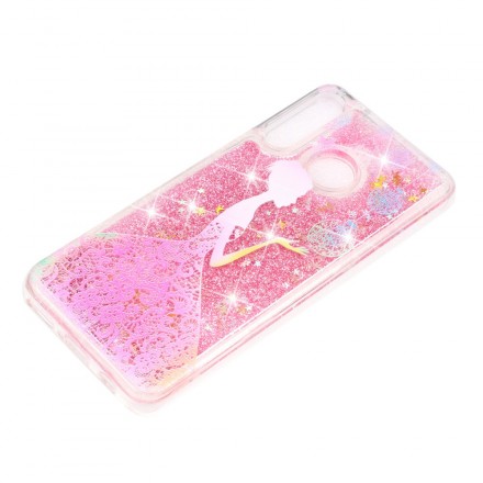 Coque Huawei P30 Lite Transparente Robe Glitters