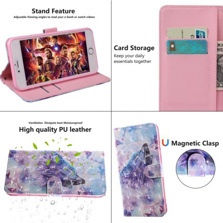 Housse Huawei P30 Lite Loup Aquarelle