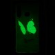 Coque Huawei P30 Lite Papillon Bleu Fluorescente