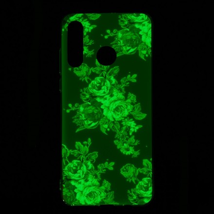 Coque Huawei P30 Lite Fleurs Liberty Fluorescente