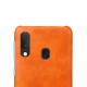 Coque Samsung Galaxy A20e Effet Cuir Litchi Performance