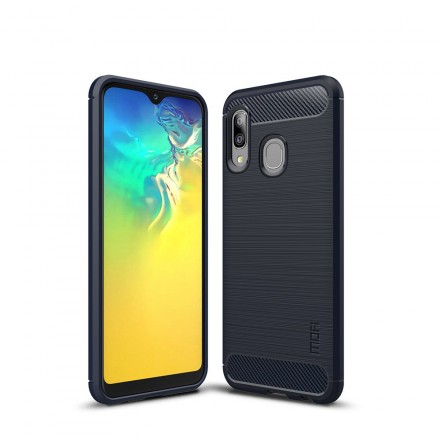 Coque Samsung Galaxy A20e Fibre Carbone Brossée MOFI