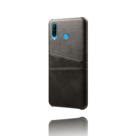 Coque Huawei P30 Lite Porte Cartes effet cuir