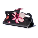 Housse Samsung Galaxy A10 Fleur Rose