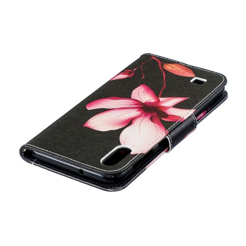 Housse Samsung Galaxy A10 Fleur Rose