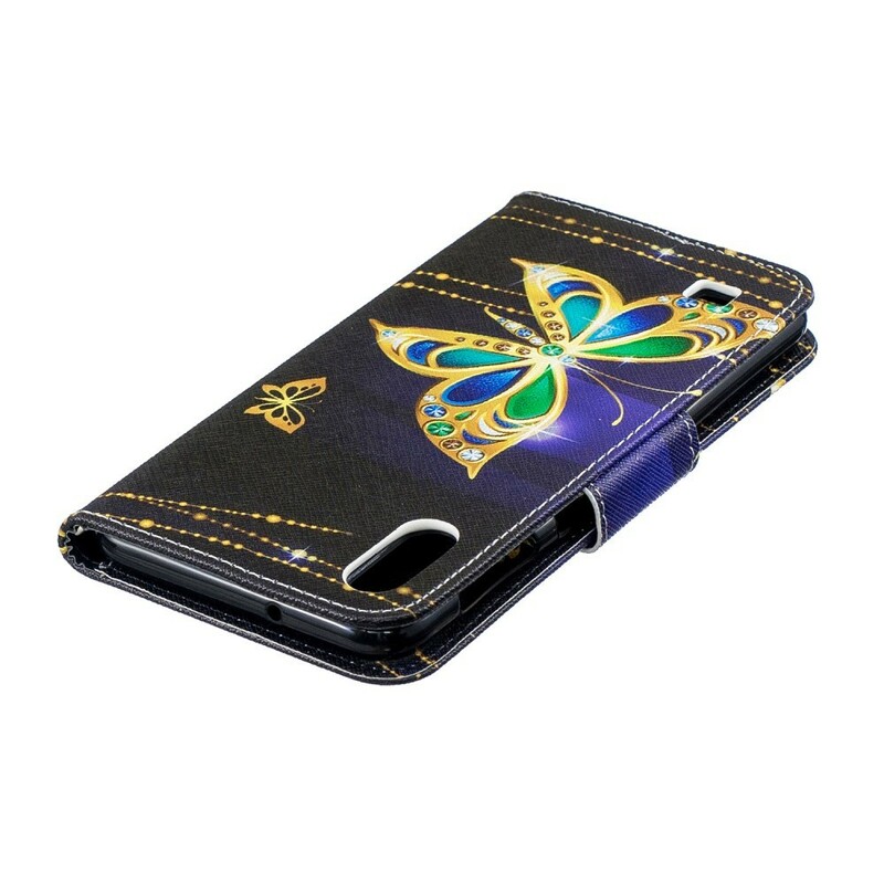 Housse Samsung Galaxy A10 Papillon Magique