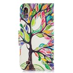 Housse Samsung Galaxy A10 Arbre Coloré