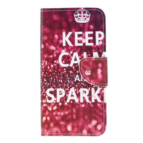 Housse Samsung Galaxy A10 Keep Calm and Sparkle