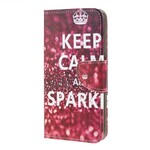 Housse Samsung Galaxy A10 Keep Calm and Sparkle