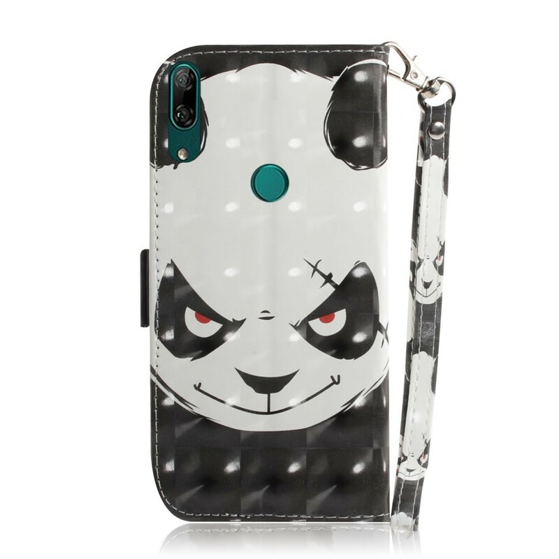 Housse Huawei P Smart Z Angry Panda à Lanière