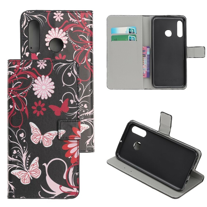 Housse Huawei P Smart Z Papillons et Fleurs