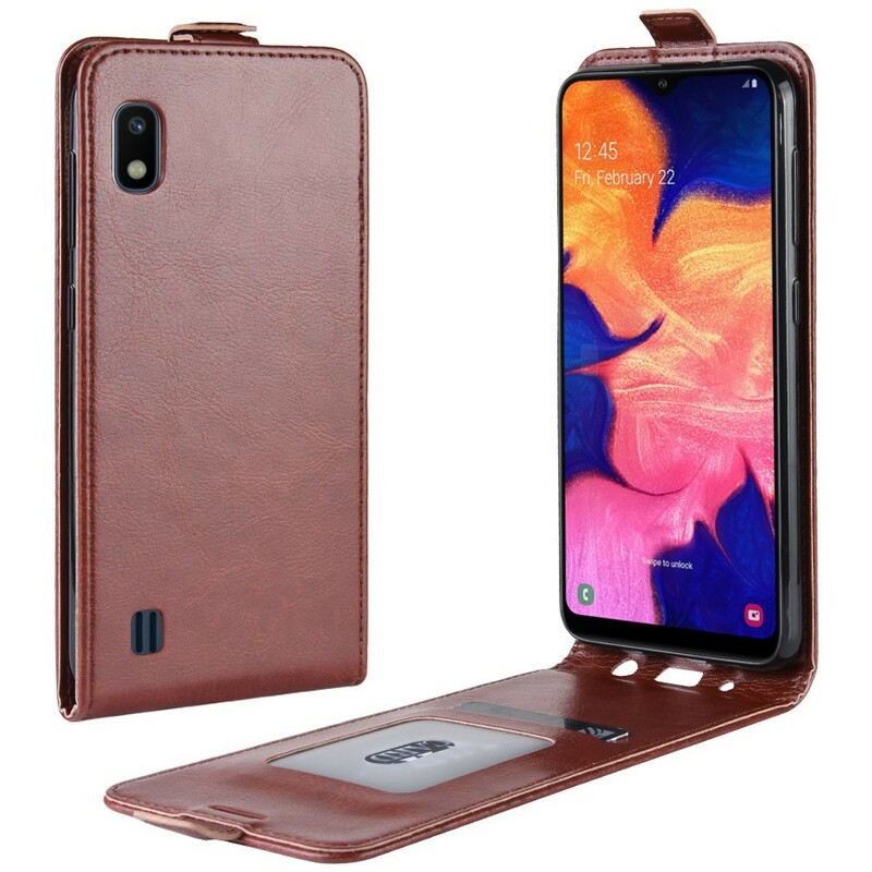 Housse Samsung Galaxy A10 Rabattable Effet Cuir