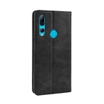 Flip Cover Huawei P Smart Z Effet Cuir Vintage Stylisé