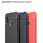 Coque Huawei P Smart Z Effet Cuir Litchi Double Line