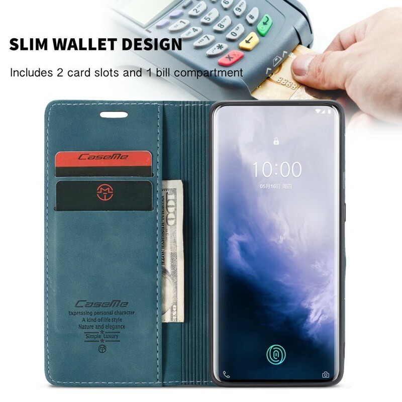 Flip Cover OnePLus 7 Pro CASEME Simili Cuir