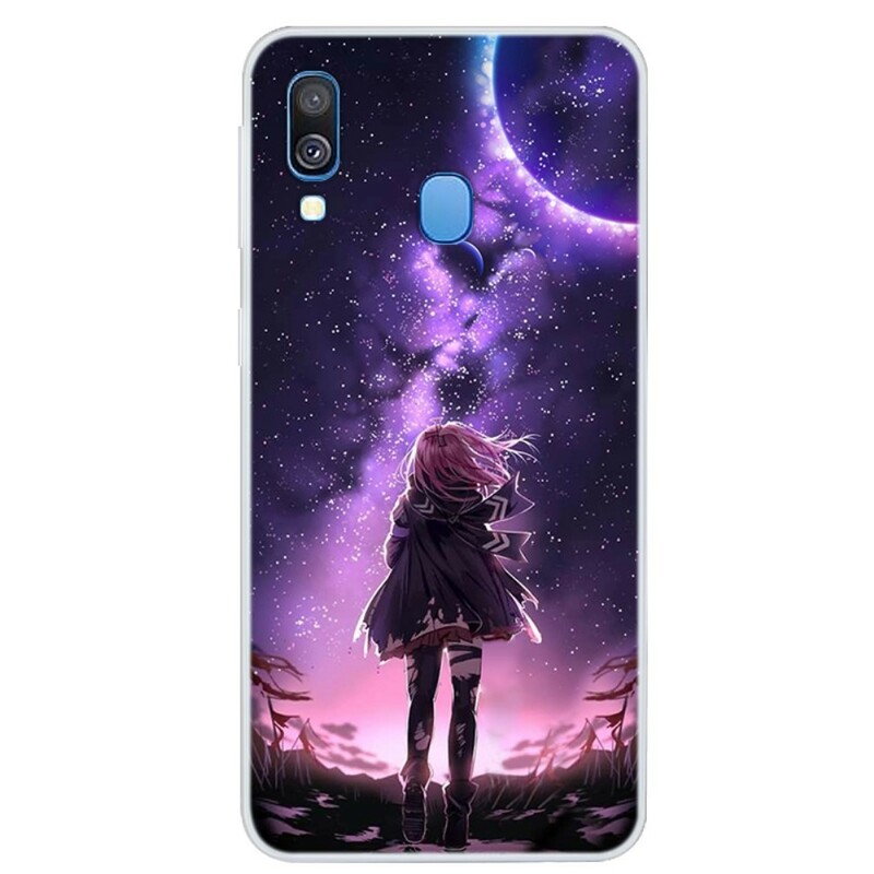 Coque Samsung Galaxy A40 Pleine Lune Magique