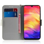 Housse Xiaomi Redmi Note 7 Tomate sur le Chat à Lanière