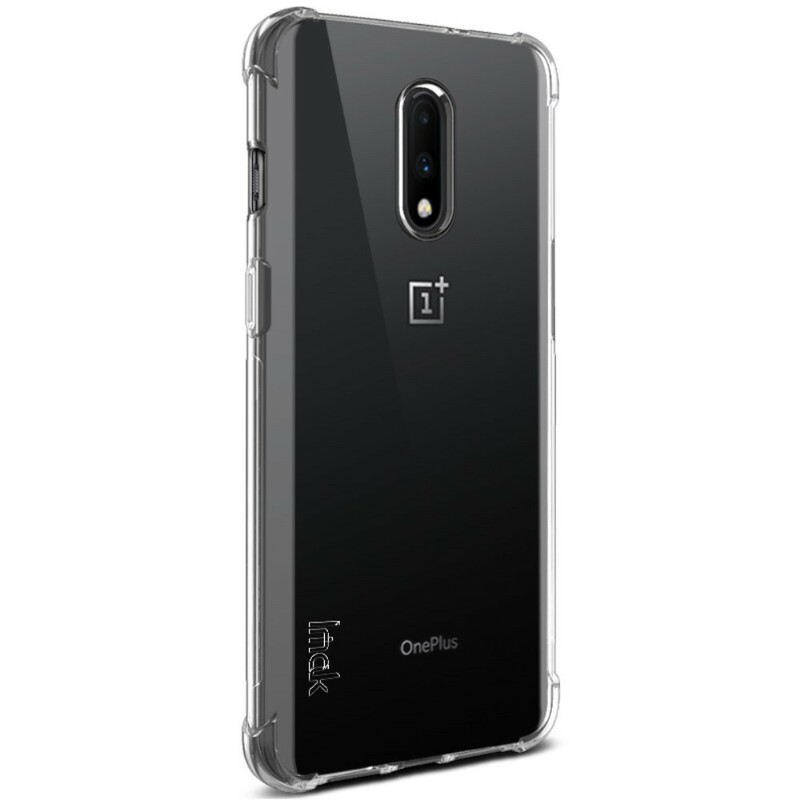 Coque OnePlus 7 Silicone Flexible avec Film pour Écran IMAK