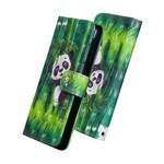 Housse Xiaomi Redmi Note 7 Panda et Bambou