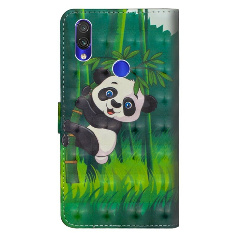 Housse Xiaomi Redmi Note 7 Panda et Bambou