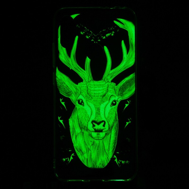 Coque Xiaomi Redmi Note 7 Cerf Majestueux Fluorescente