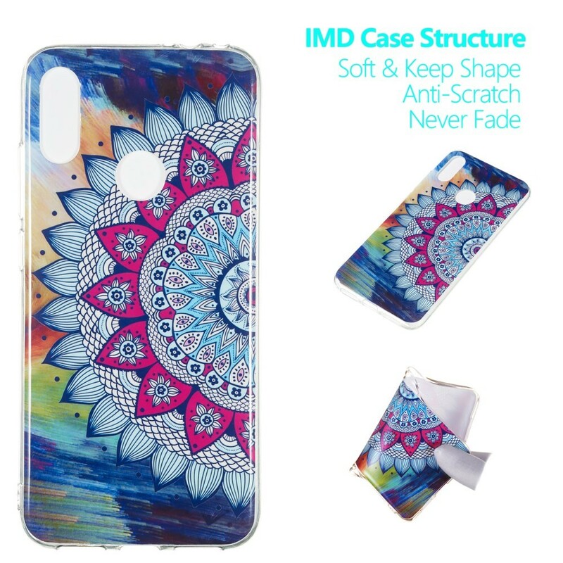 Coque Xiaomi Redmi Note 7 Mandala Coloré Fluorescente