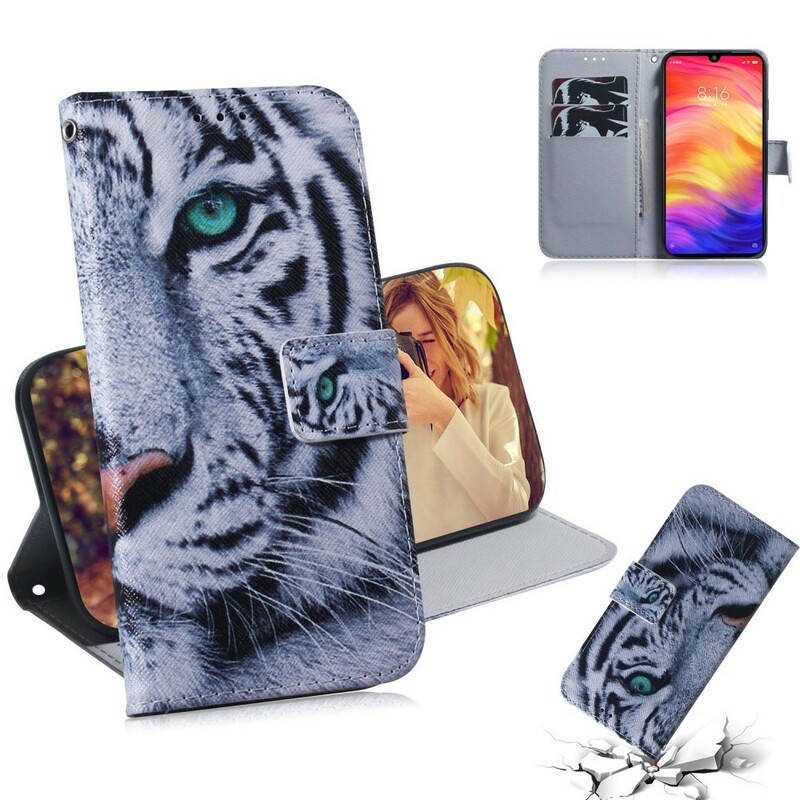 Housse Xiaomi Redmi Note 7 Face de Tigre