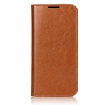 Flip Cover Xiaomi Redmi Note 7  Cuir Véritable Vieilli