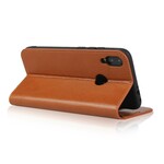 Flip Cover Xiaomi Redmi Note 7  Cuir Véritable Vieilli